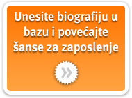 Unesite biografiju u bazu i povećajte šanse za zaposlenje