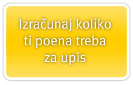 Kalkulator za broj poena na prijamnom