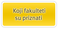Koji su fakulteti priznati